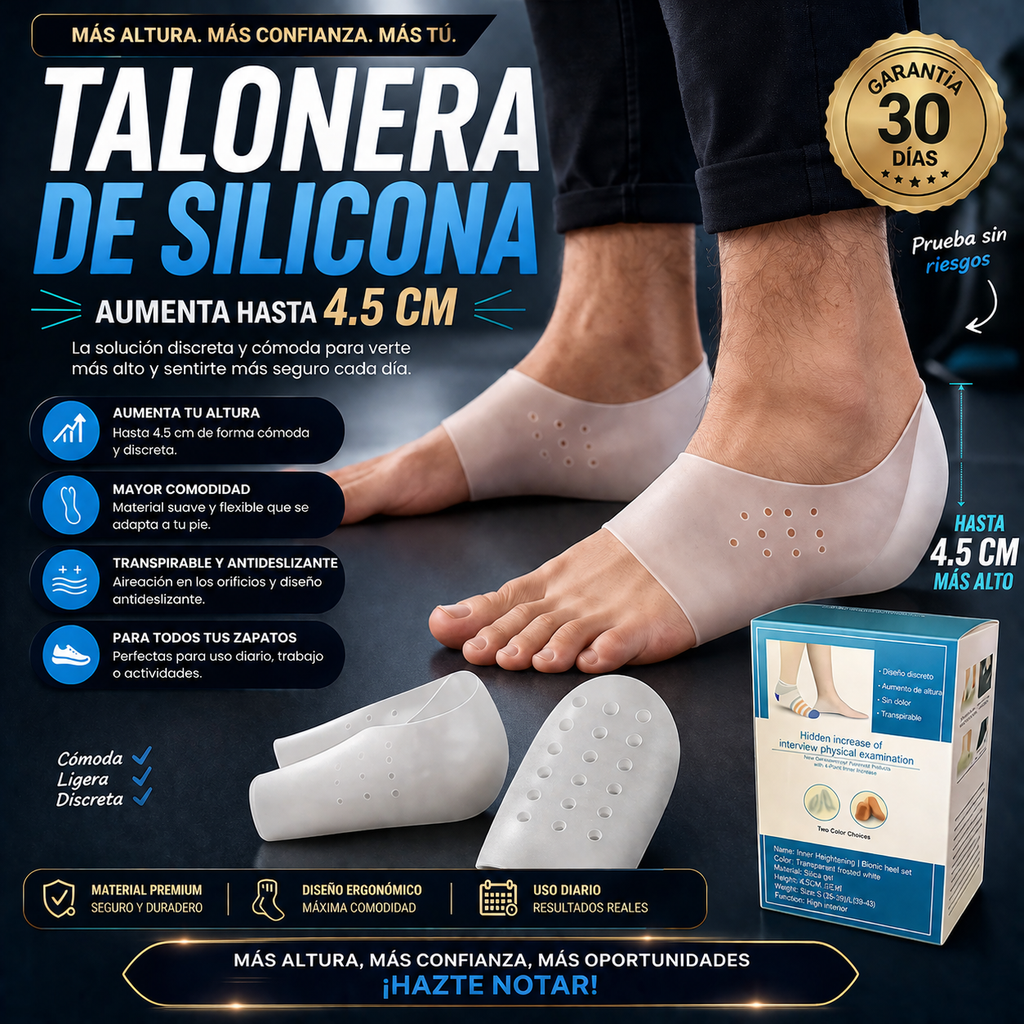 CrecePRO™ - Talonera de aumento de estatura hasta +4.5cm