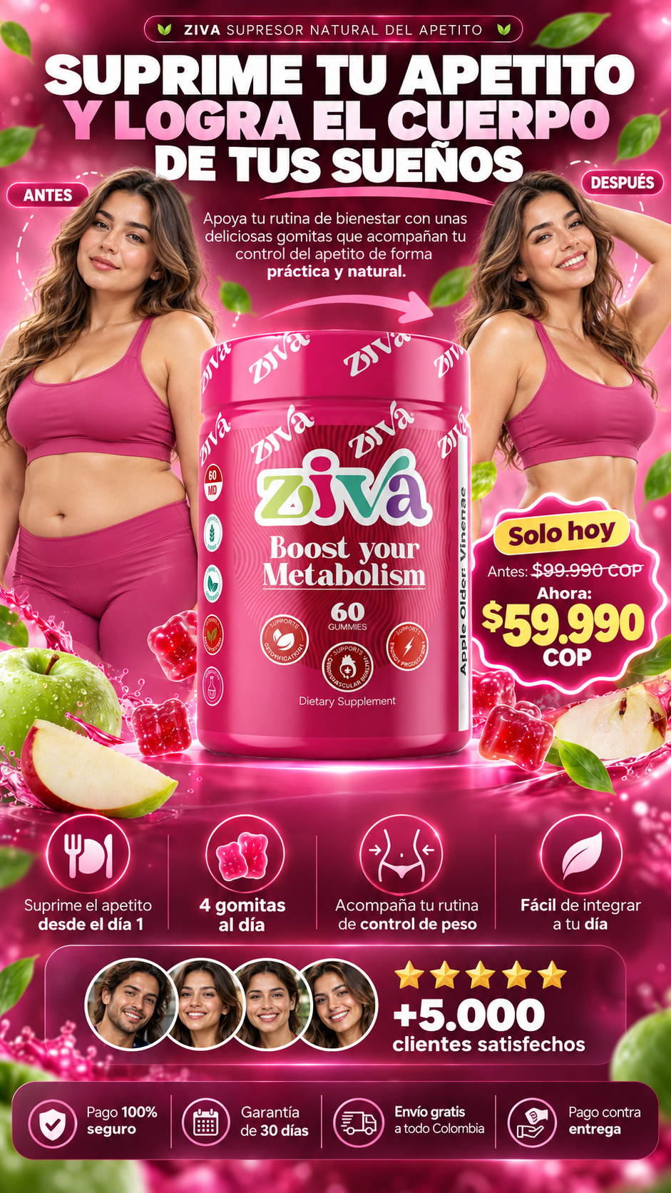 ZIVA - Supresor Natural del Apetito